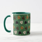 Happy St Patricks Day Goldendoodle Hunde Tasse (Links)