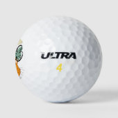 Happy St. Patrick's Day Golf Ball Cat (Logo)