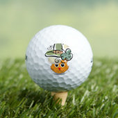 Happy St. Patrick's Day Golf Ball Cat (Insitu T-Shirt)