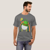Happy St Patrick's Day Golf St Patrick T-Shirt (Vorne ganz)