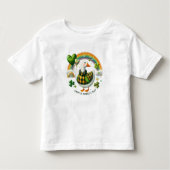 Happy St. Patrick's Day Goose Kleinkind T-shirt (Vorderseite)