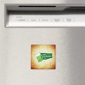 Happy St. Patrick's Day Green Beer Magnet (In Situ (Geschirrspüler))