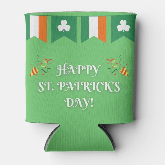 Happy St. Patrick's Day Green Dosenkühler (Vorderseite)