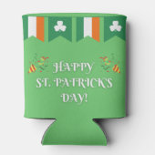 Happy St. Patrick's Day Green Dosenkühler (Rückseite)