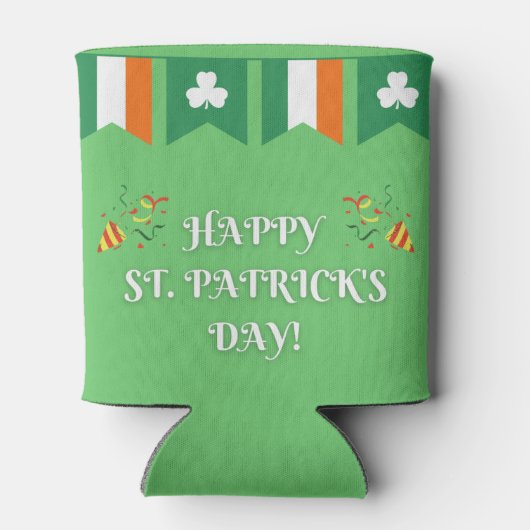 Happy St. Patrick's Day Green Dosenkühler (Rückseite)