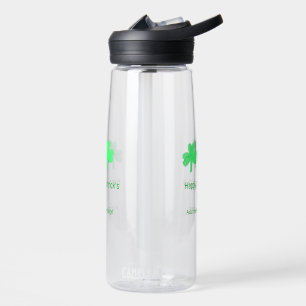 Happy St. Patrick's day green Kleeblatt leaf add Trinkflasche