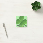 Happy St. Patricks Day Green Kleeblatt Post-it Klebezettel (Büro)
