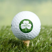 Happy St Patricks Day Green Kleeblatt | Urlaub Golfball (Insitu T-Shirt)