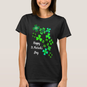 Happy St. Patricks' Day, Green Lucky Kleeblatt T-Shirt