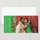 Happy St. Patricks Day Green so Lucky Cutout (Vorne/Hinten)