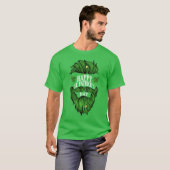 Happy St Patrick's Day | Grüner Bart T-Shirt (Vorne ganz)