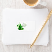 Happy St. Patrick's Day Gruß Adressaufkleber (Insitu)