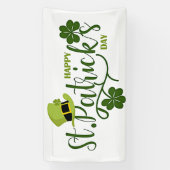 Happy St. Patrick's Day Gruß Banner (Vertikal)