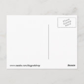 Happy St. Patrick's Day Grußwünsche Postkarte (Rückseite)