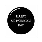 Happy St Patrick's Day Gummistempel (Prägung)