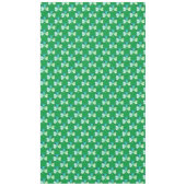 "Happy St. Patrick's Day" Handgeschriebene Kleeblä Tischdecke (Vorderseite)