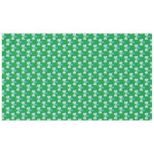 "Happy St. Patrick's Day" Handgeschriebene Kleeblä Tischdecke (Vorderseite (Horizontal))
