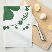 Happy St. Patrick's Day Handtuch (Viertel Falte)
