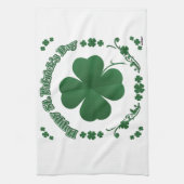 Happy St. Patrick's Day Handtuch (Vertikal)