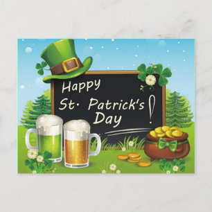 Happy St. Patrick's Day hat Postkarte