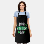 Happy St Patrick's Day Heart Patricks Day Paddy Schürze (Getragen)