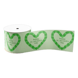Happy St. Patricks Day Heart Ripsband