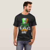 Happy St Patrick's Day Holiday Fun Party Mustache T-Shirt (Vorne ganz)