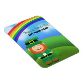 Happy St Patrick's Day Individuelle Name Leprechau Magnet (Rechte Seite)
