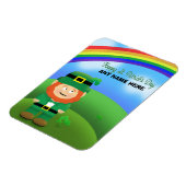 Happy St Patrick's Day Individuelle Name Leprechau Magnet (Linke Seite)