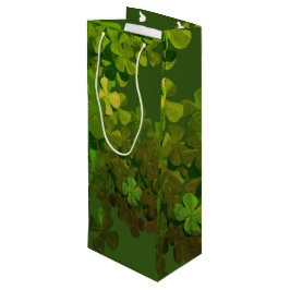 Happy St.Patrick's Day,irische Kleeblätter Geschenktüte Für Weinflaschen