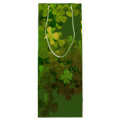 Happy St.Patrick's Day,irische Kleeblätter Geschenktüte Für Weinflaschen (Rückseite)