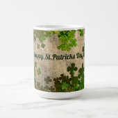 Happy St.Patrick's Day,irische Kleeblätter Kaffeetasse (Mittel)