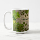 Happy St.Patrick's Day,irische Kleeblätter Kaffeetasse (Links)