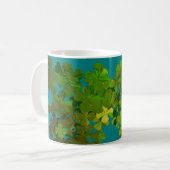 Happy St.Patrick's Day,irische Kleeblätter Kaffeetasse (Vorderseite Links)