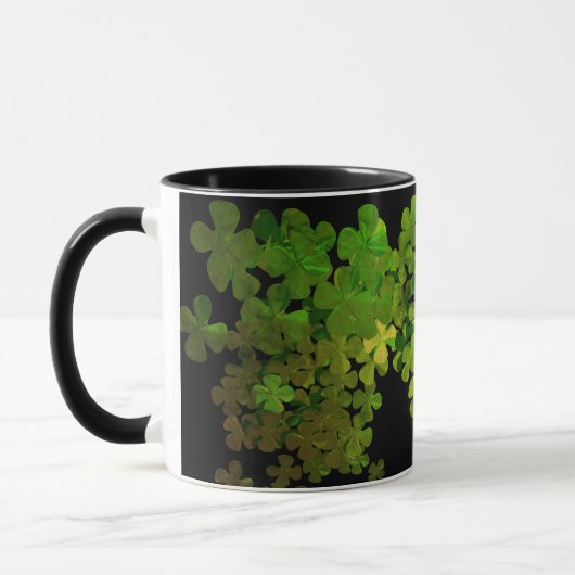 Happy St.Patrick's Day,irische Kleeblätter Tasse (Links)