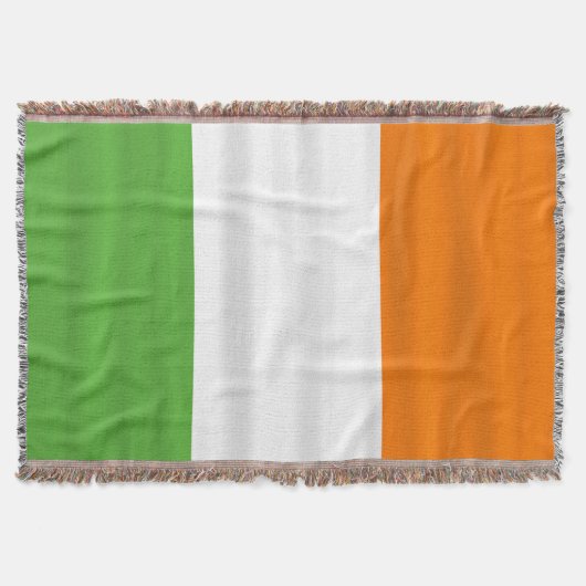 Happy St. Patrick's Day Irish Flag Colors Blanket Decke (Vorderseite)