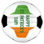 Happy St. Patrick's Day Irish Flag Fußball Ball (Gedreht)