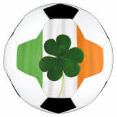 Happy St. Patrick's Day Irish Flag Kleeblatt Ball (Vorderseite)