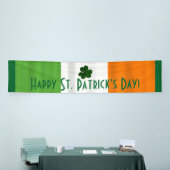 Happy St. Patrick's Day Irish Flag Kleeblatt Banne Banner (Messeveranstaltung)