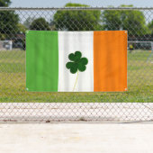 Happy St. Patrick's Day Irish Flag Kleeblatt Banne Banner (Insitu)