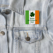 Happy St. Patrick's Day Irish Flag Kleeblatt Paddy Button (Beispiel)