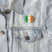 Happy St. Patrick's Day Irish Flag Kleeblatt Paddy Button (Beispiel)