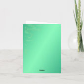 Happy St Patricks Day Irish Gedicht Karte (Rückseite)