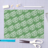 Happy St Patricks Day Irish Green Kleeblatt Custom Seidenpapier (Handwerk)