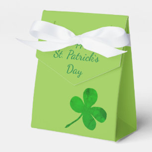 Happy St Patricks Day Irish Green Kleeblatt Geschenkschachtel