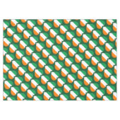 Happy St. Patrick's Day Irish Hearts Flag Muster Tischdecke (Vorderseite (Horizontal))