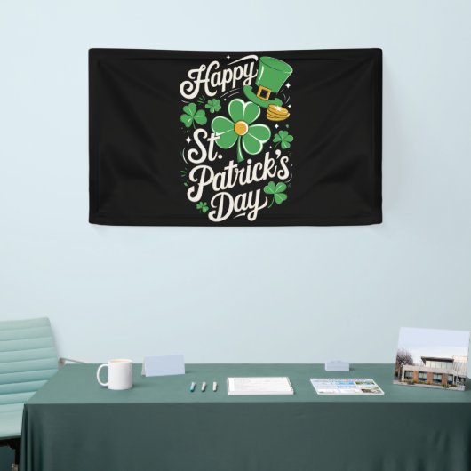 Happy St Patrick's Day Irish Heritage St Patty's Banner (Messeveranstaltung)