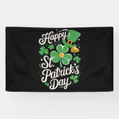 Happy St Patrick's Day Irish Heritage St Patty's Banner (Horizontal)