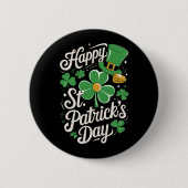 Happy St Patrick's Day Irish Heritage St Patty's Button (Vorderseite)