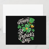 Happy St Patrick's Day Irish Heritage St Patty's Einladung (Vorne/Hinten)